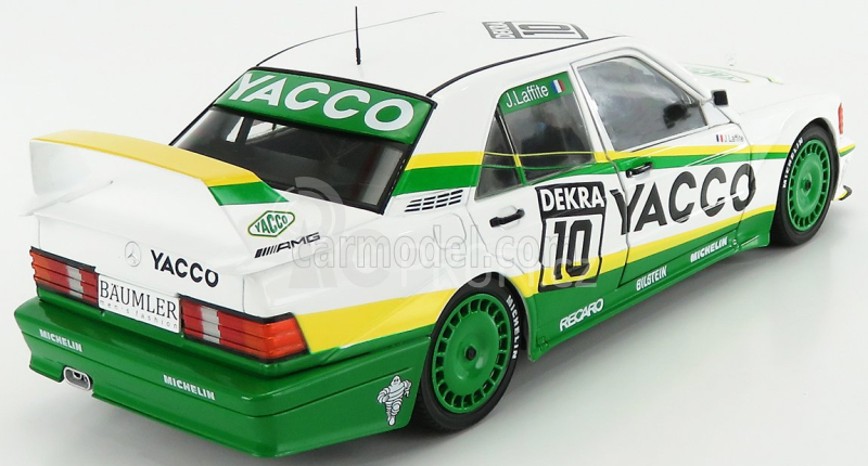 Solido Mercedes benz 190e 2.5-16 Evo Ii N 10 Dtm Season 1991 J.laffite 1:18 Bílá Zelená