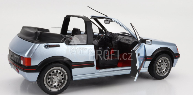 Solido Peugeot 205 Cti Mki (gti) 1.6 Cabriolet 1989 1:18 Světle Modrá Met