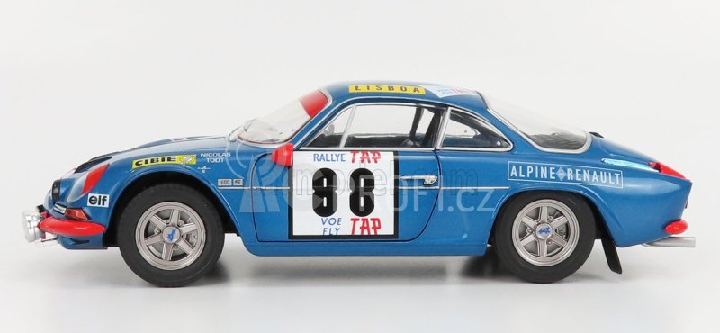 Solido Renault Alpine A110 1600s N 88 Winner Rally Portugal 1971 Jean P.nicolas - J.todt 1:18 Modrá Červená