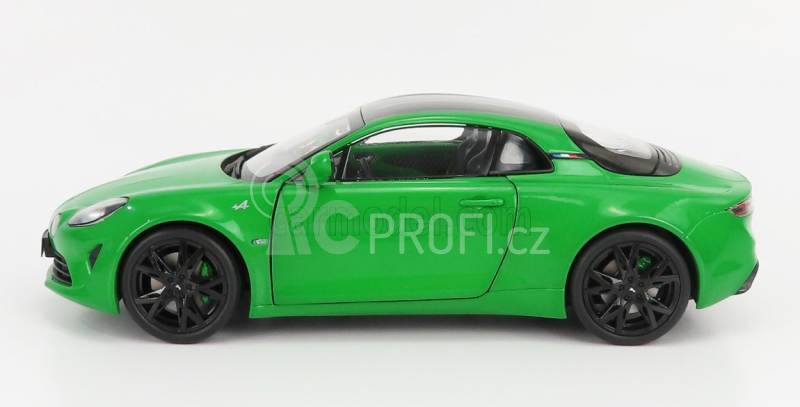 Solido Renault Alpine A110 Pure Coupe 2021 - Black Wheels 1:18 Green Met