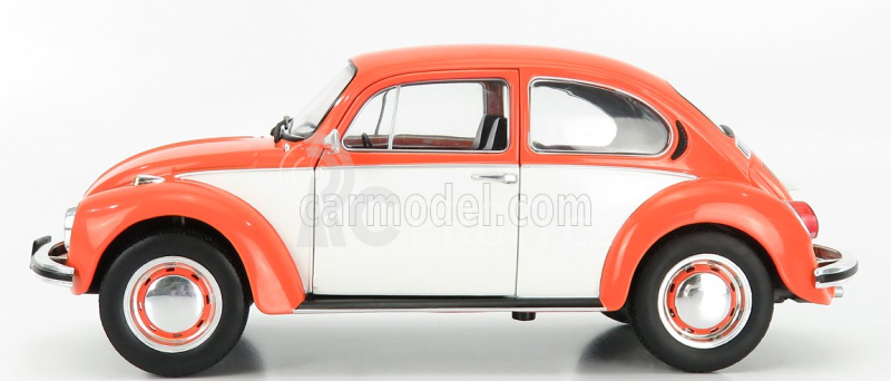 Solido Volkswagen Beetle 1303 1974 1:18 Oranžová Bílá