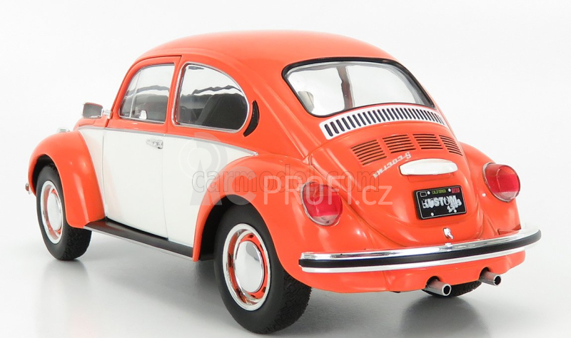 Solido Volkswagen Beetle 1303 1974 1:18 Oranžová Bílá