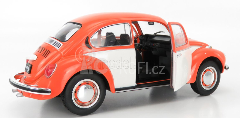 Solido Volkswagen Beetle 1303 1974 1:18 Oranžová Bílá