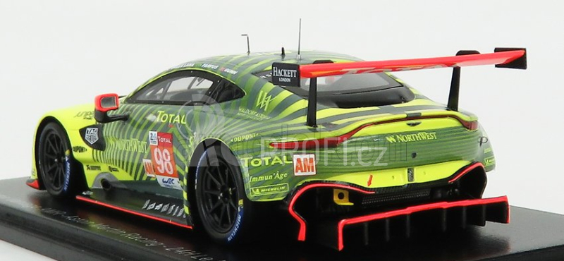 Spark-model Aston martin Vantage Amr Team Aston Martin Racing N 98 33th 24h Le Mans 2020 P.della Lana - A.farfus - R.gunn 1:43 Žlutá