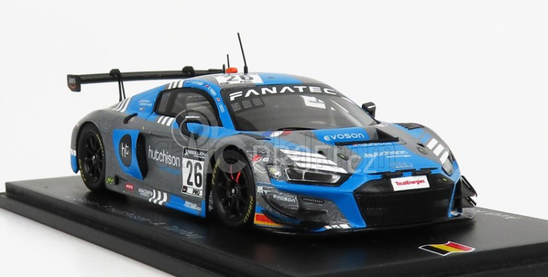 Spark-model Audi R8 Lms Gt3 Team Audi Sport Sainteloc Racing N 26 24h Spa 2021 J.green - F.hutchison - A.tambay 1:43 Světle Modrá Šedá