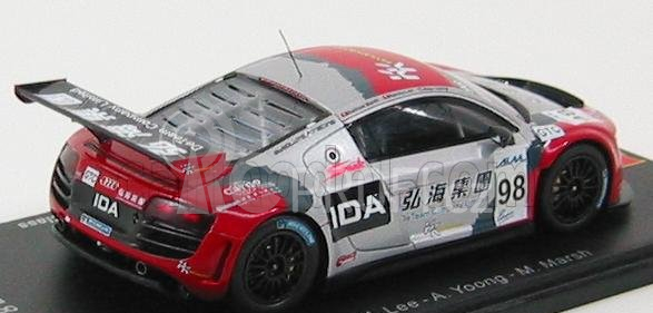 Spark-model Audi R8 Lms Kk Performance N 98 1000km Zhuhai Ilmc Winner Class Lmgtc 2010 M.lee - A.yoong - M.marsh 1:43 Červená Stříbrná