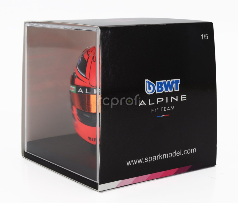 Spark-model Bell helmet Casco Helmet F1 Esteban Ocon Team Bwt Alpine N 31 Season 2024 1:5 Red