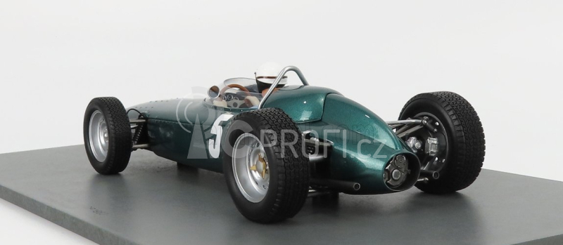 Spark-model BRM F1  N 5 Monaco Gp 1963 R.ginther 1:18 Green Met