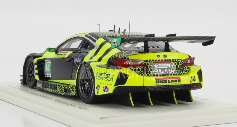 Spark-model Lexus Rc F Gt3 Team Aim Vasser Sullivan N 14 24h Daytona 2021 A.telitz - O.gavin - K.kirkwood - J.hawksworth 1:43 Černá Žlutá