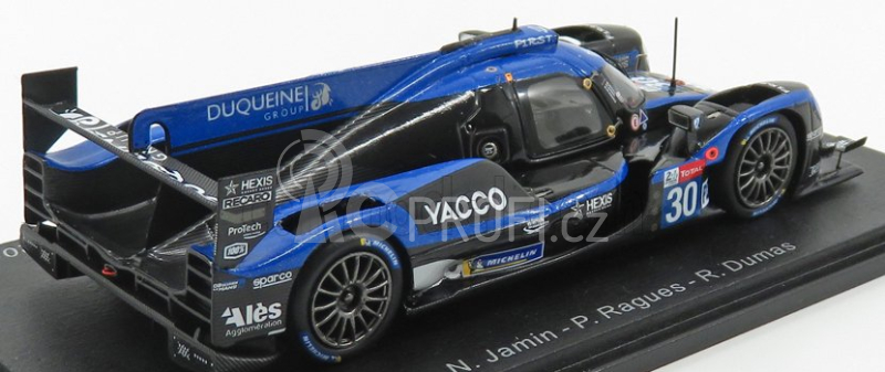 Spark-model Oreca 07 Gibson Gk428 4.2l V8 Team Duqueine Engineering N 30 24h Le Mans 2019 R.dumas - P.ragues - N.jamin 1:43 Modrá Černá