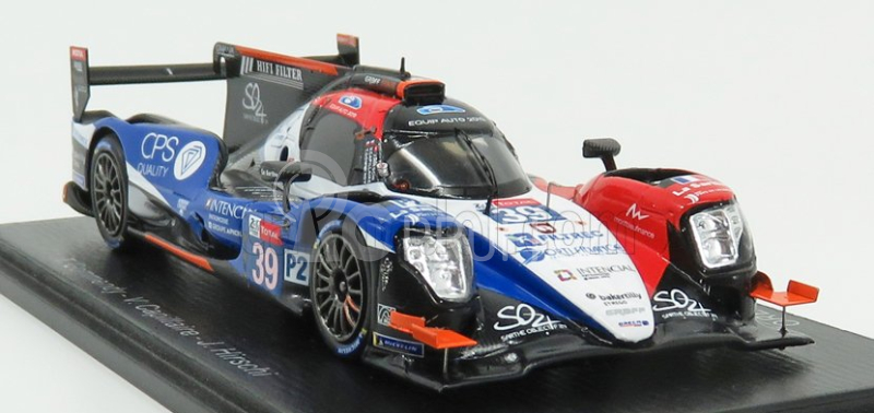 Spark-model Oreca 07 Gibson Gk428 4.2l V8 Team Graff N 39 24h Le Mans 2019 T.gommendy - V.capillaire - J.hirschi 1:43 Modrá Bílá Černá