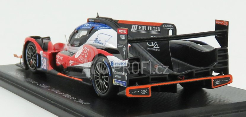 Spark-model Oreca 07 Gibson Gk428 4.2l V8 Team Graff N 39 24h Le Mans 2019 T.gommendy - V.capillaire - J.hirschi 1:43 Modrá Bílá Černá