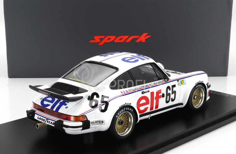 Spark-model Porsche 911 934 Team Porsche Kremer Racing N 65 24h Le Mans 1976 M.c.charmasson - D.pironi - B.wollek 1:18 Bílá