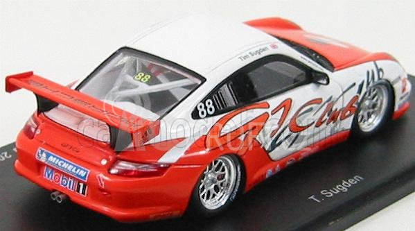 Spark-model Porsche 911 997 Gt2cup N 88 Winner Asia Cup 2007 T.sugden 1:43 Oranžová Bílá