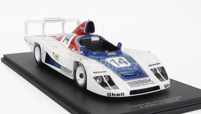 Spark-model Porsche 936 2.1l Turbo Team Essex Motorsport N 14 24h Le Mans 1979 B.wollek - H.haywood 1:18 Bílá Červená Modrá