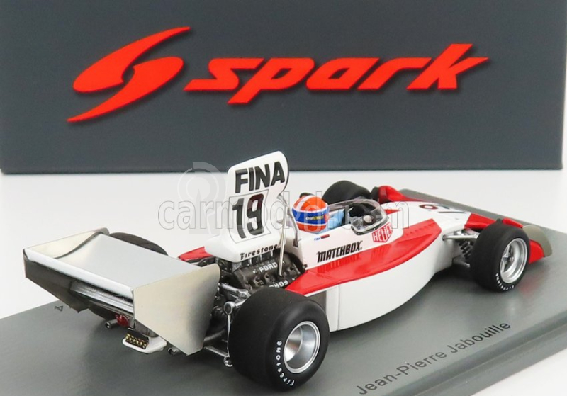 Spark-model Surtees F1  Ts16 N 19 Austrian Gp 1974 J.p.jabouille 1:43 Červená Bílá Černá