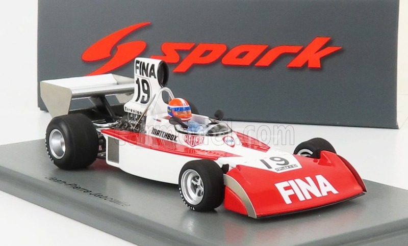 Spark-model Surtees F1  Ts16 N 19 Austrian Gp 1974 J.p.jabouille 1:43 Červená Bílá Černá