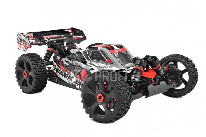 SPARK XB-6 - BUGGY 4WD - ROLLER šasi - bez elektroniky, červená