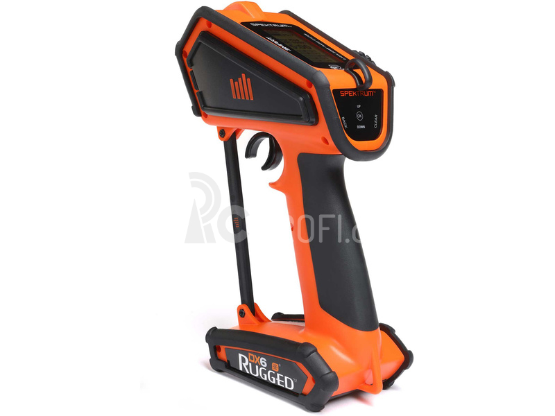 Spektrum DX6 Rugged DSMR oranžový pouze vysílač