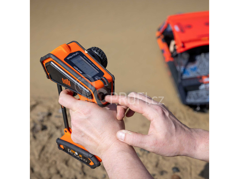 Spektrum DX6 Rugged DSMR oranžový pouze vysílač