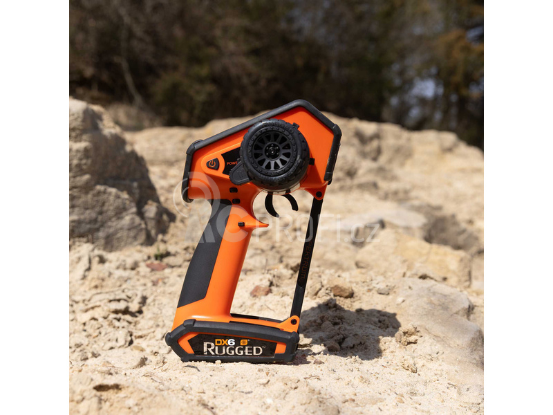 Spektrum DX6 Rugged DSMR oranžový pouze vysílač