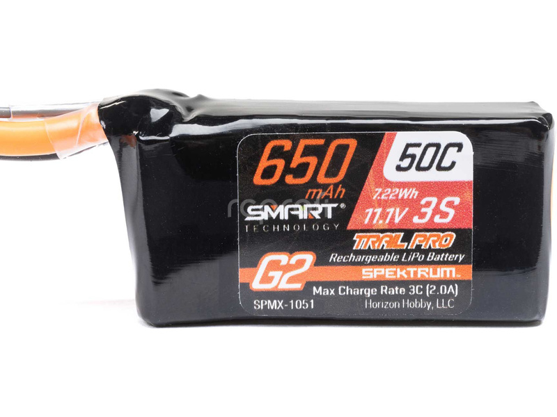 Spektrum Smart G2 Trail Pro LiPo 11.1V 650mAh 50C IC2