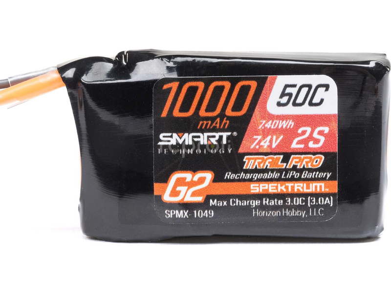 Spektrum Smart G2 Trail Pro LiPo 7.4V 1000mAh 50C IC2