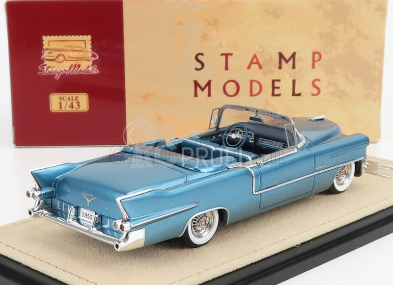 Stamp-models Cadillac Eldorado Biarritz 1955 Open Top 1:43 Bahama Blue Met