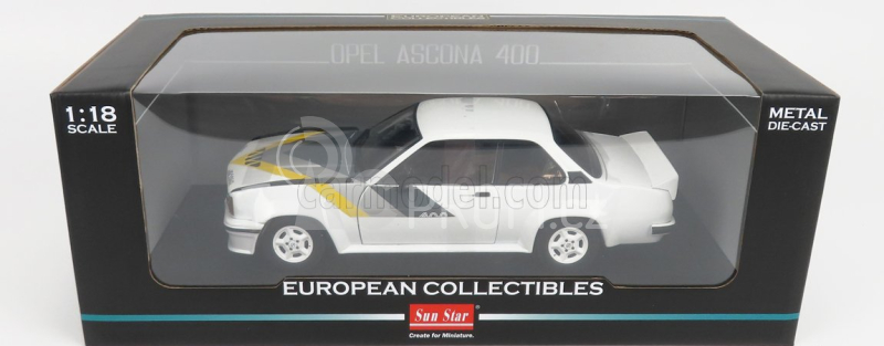 Sun-star Opel Ascona 400 1980 1:18 Bílá