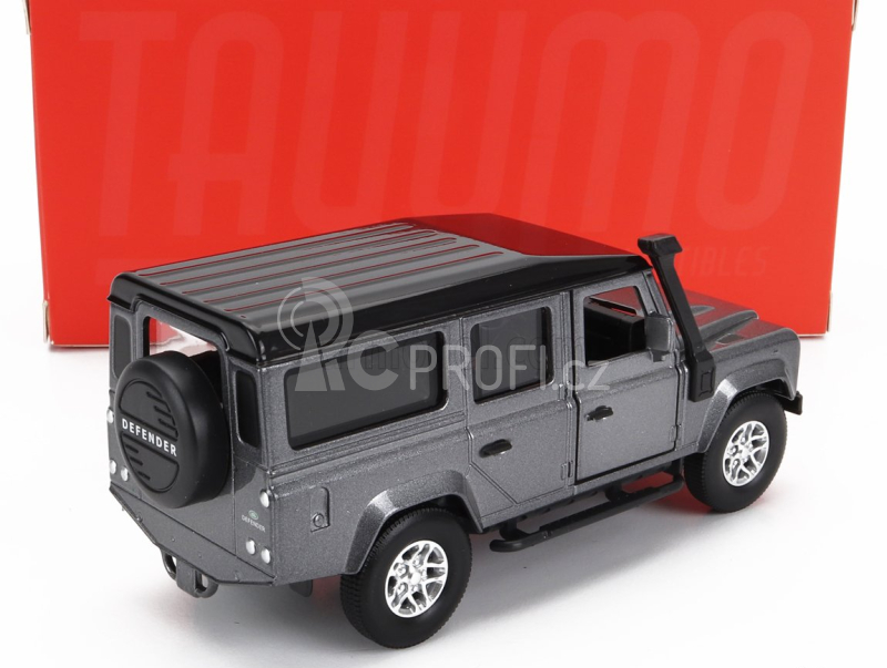 Tayumo Land rover Defender 110 Station Wagon 1999 1:36 Šedá Černá