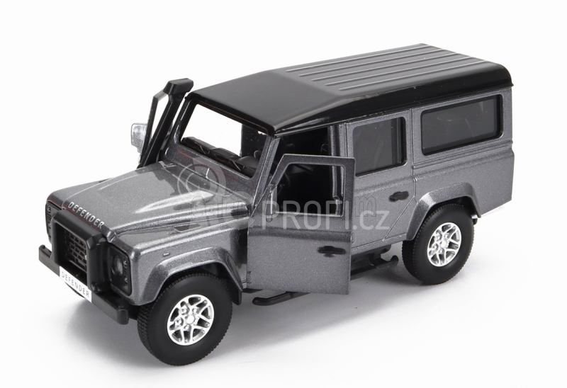 Tayumo Land rover Defender 110 Station Wagon 1999 1:36 Šedá Černá