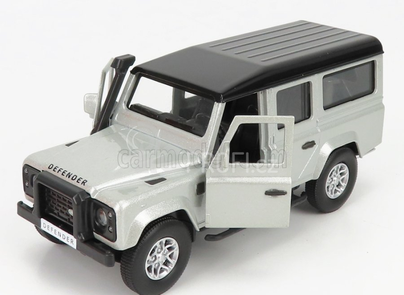 Tayumo Land rover Land Defender 110 Station Wagon 1995 1:36 Stříbrná Černá