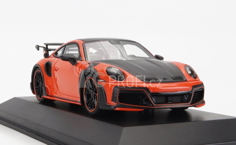 Techart Porsche 911 992 Gt R Street Coupe 2021 1:43 Oranžová Černá