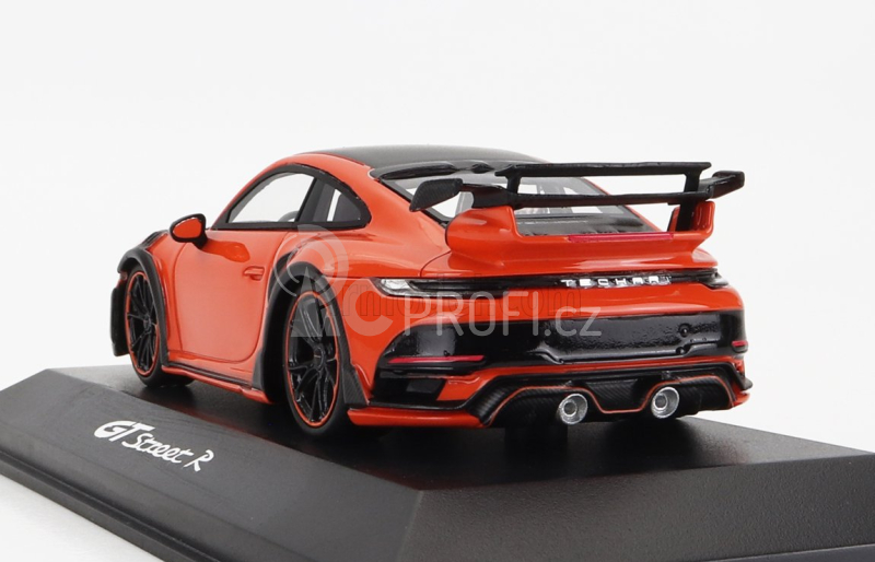 Techart Porsche 911 992 Gt R Street Coupe 2021 1:43 Oranžová Černá