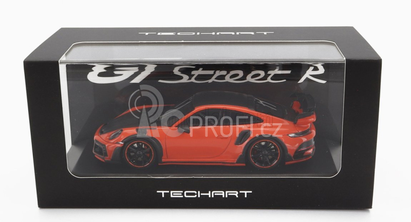 Techart Porsche 911 992 Gt R Street Coupe 2021 1:43 Oranžová Černá