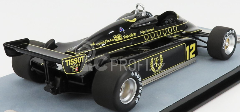 Tecnomodel Lotus F1  91 N 12 British Gp 1982 N.mansell 1:18 Black