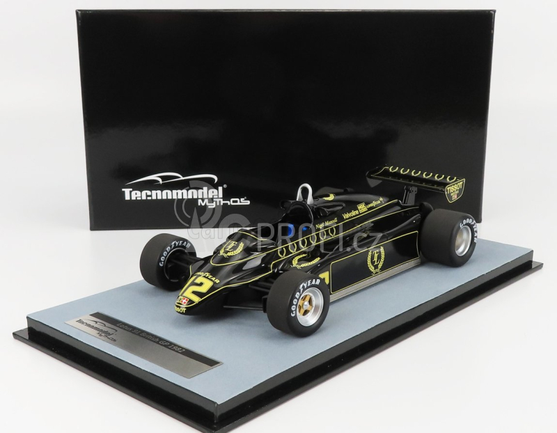 Tecnomodel Lotus F1  91 N 12 British Gp 1982 N.mansell 1:18 Black