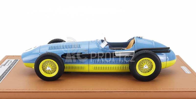 Tecnomodel Maserati F1  250f N 46 4th French Gp 1954 Prince Bira 1:18 Modrá Žlutá