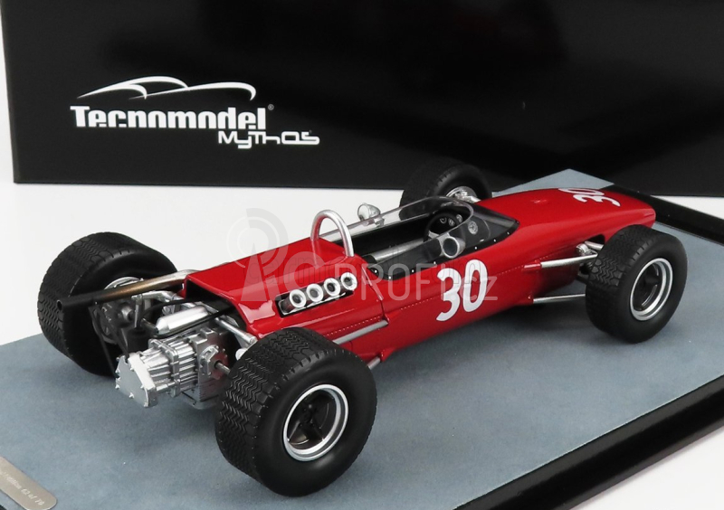 Tecnomodel Mclaren F2  M4a N 30 London Trophy 1967 Pierce Courage 1:18 Red