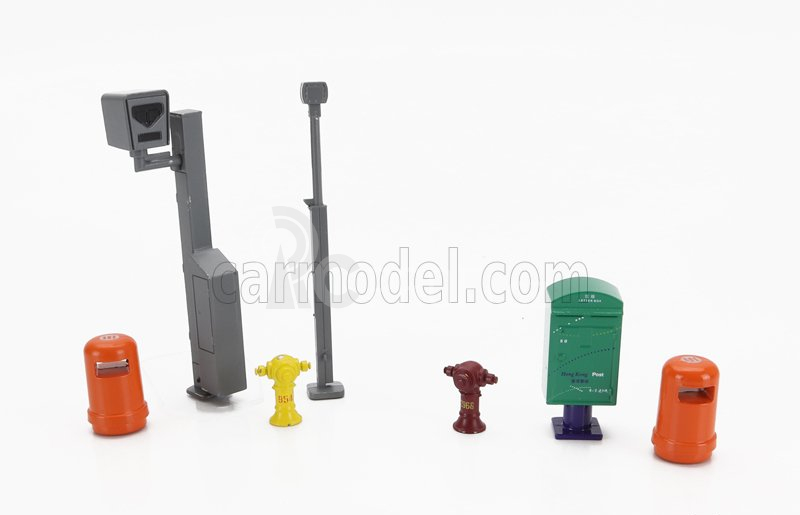 Tiny toys Accessories Set Transenne Street - Barricades - Semaforo - Traffic-lights 1:43 /