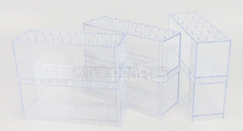 Tiny toys Espositore 6x Display Cases - Lungh.lenght Cm 15 X Largh.width Cm 50 X Alt.height Cm 67 (altezza Interna Interior Height Cm 5.5) 1:50 /