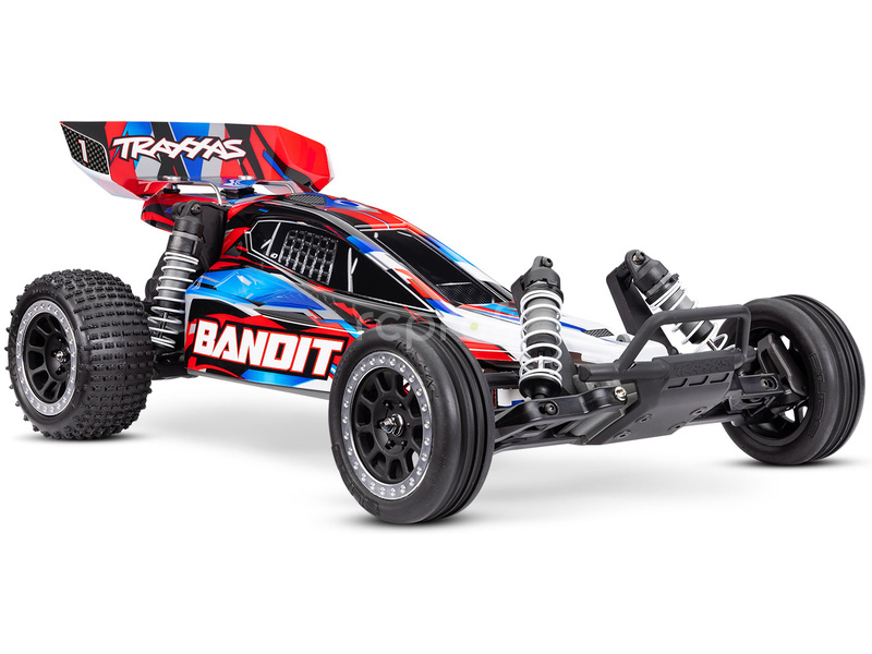 RC auto Traxxas Bandit 1:10 HD RTR, červená