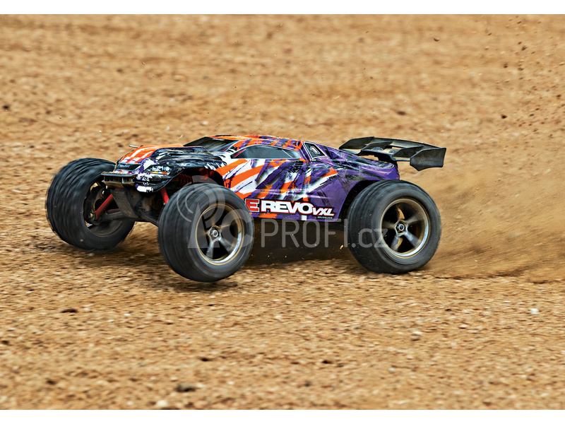 RC auto Traxxas E-Revo 1:16 VXL RTR, modrá