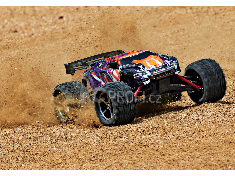 RC auto Traxxas E-Revo 1:16 VXL RTR, modrá