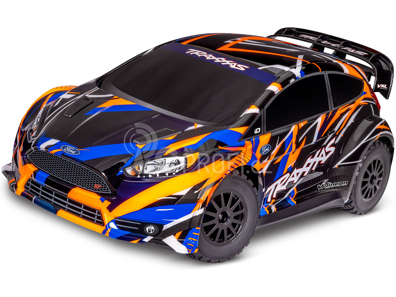 RC auto Traxxas Ford Fiesta ST Rally 1:10 VXL RTR, oranžová