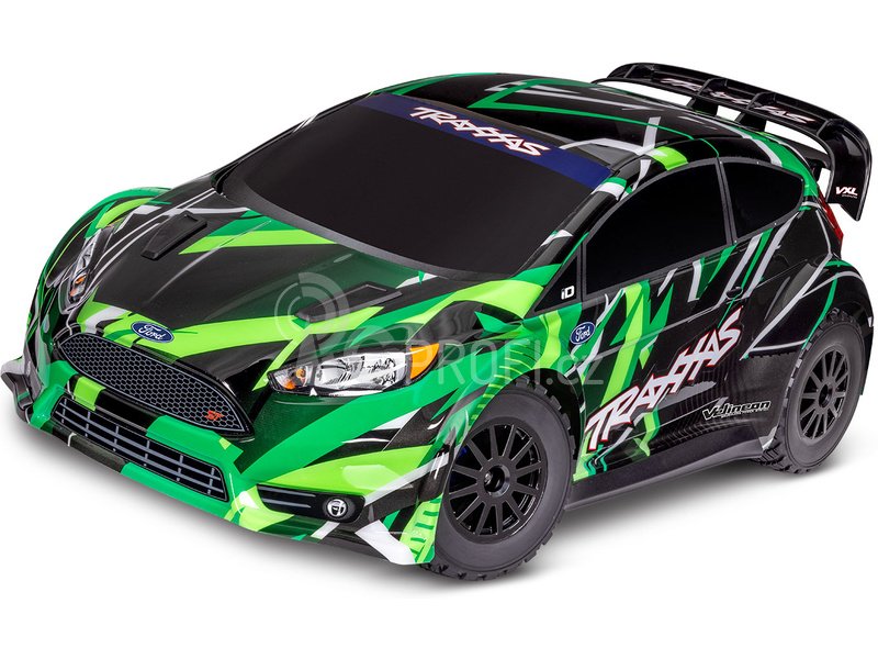 RC auto Traxxas Ford Fiesta ST Rally 1:10 VXL RTR. zelená