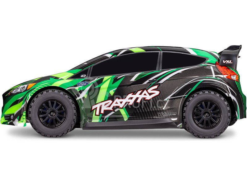 RC auto Traxxas Ford Fiesta ST Rally 1:10 VXL RTR. zelená