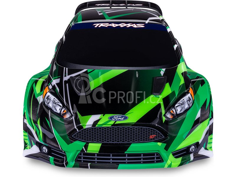 RC auto Traxxas Ford Fiesta ST Rally 1:10 VXL RTR. zelená