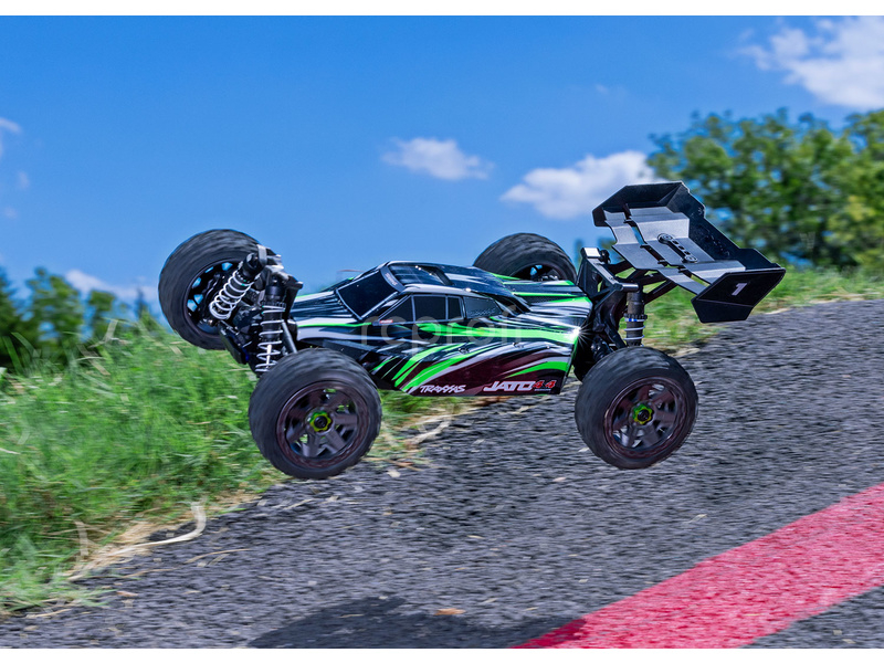 RC auto Traxxas Jato 1:8 4WD BL-2S RTR, červená