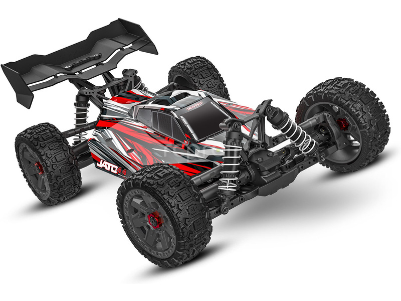 RC auto Traxxas Jato 1:8 4WD BL-2S RTR, červená